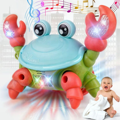 Brinquedo Caranguejo Musical Para Bebês